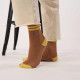 Chaussettes vintage pailletées marron - Billybelt