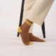 Chaussettes vintage pailletées marron - Billybelt