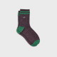 Chaussettes vintage pailletées bordeaux - Billybelt