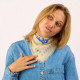 Foulard Alice ivoire- Billybelt