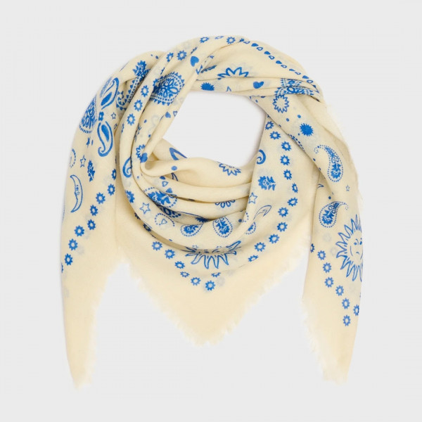 Foulard Laine Louise ivoire - Billybelt