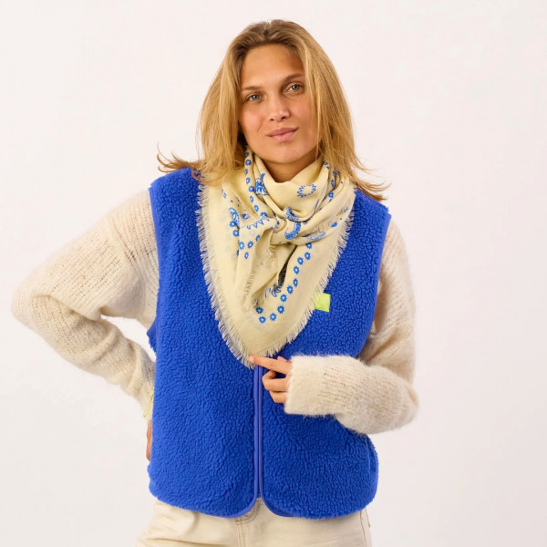 Foulard Laine Louise ivoire - Billybelt