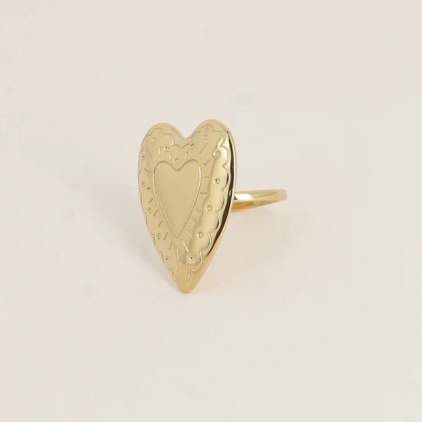 Bague Cuore - Coquerico