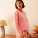 Pyjama manches longues Bougainvillier Orange   -We Are Jolies