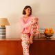 Pyjama manches longues Bougainvillier Orange   -We Are Jolies