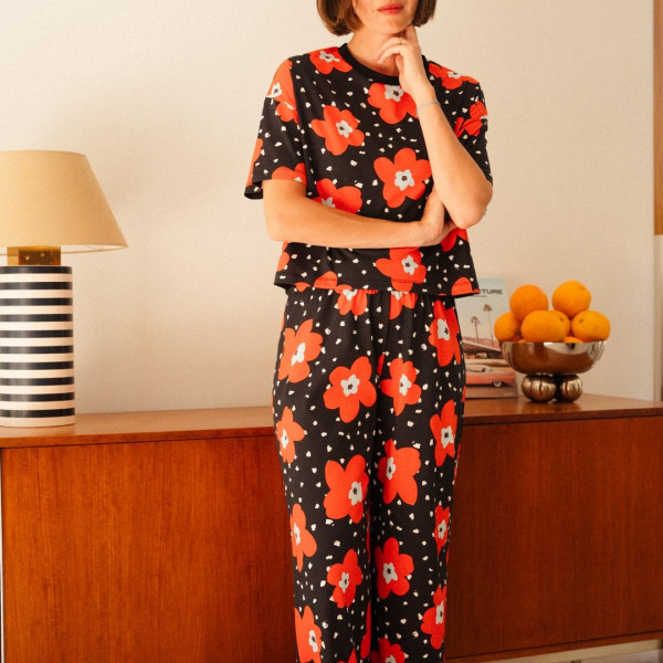 Pyjama long Atlas Rouge    -We Are Jolies
