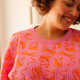 Pyjama short gaufré coton bio Pink Léo Fuchsia  - We Are Jolies