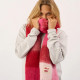 Echarpe large rose et bordeaux - Billybelt