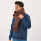 Echarpe large marron - Billybelt