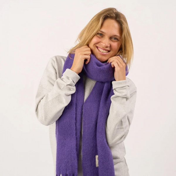 Echarpe large violet - Billybelt