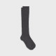 Chaussettes hautes côtelées gris chiné - Billybelt