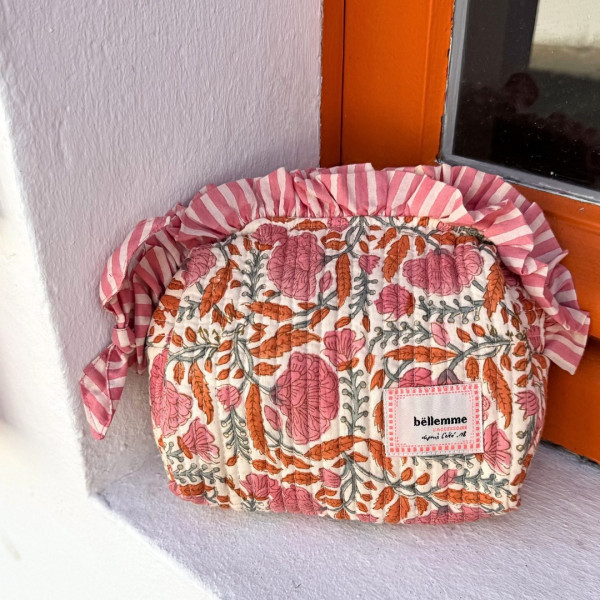 Trousse de toilette petit format Bonnie Java Sorbet - Bellemme
