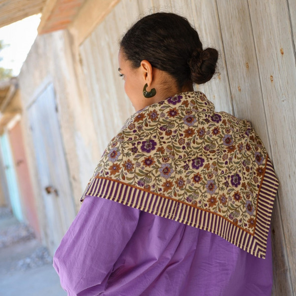 Foulard Ashley Lavande - Bellemme