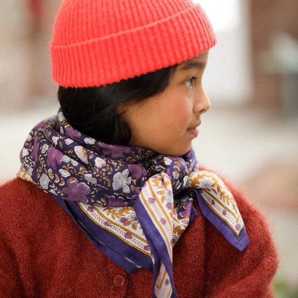 Foulard Ellis Cassis - Bellemme