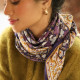 Foulard Ellis Cassis - Bellemme