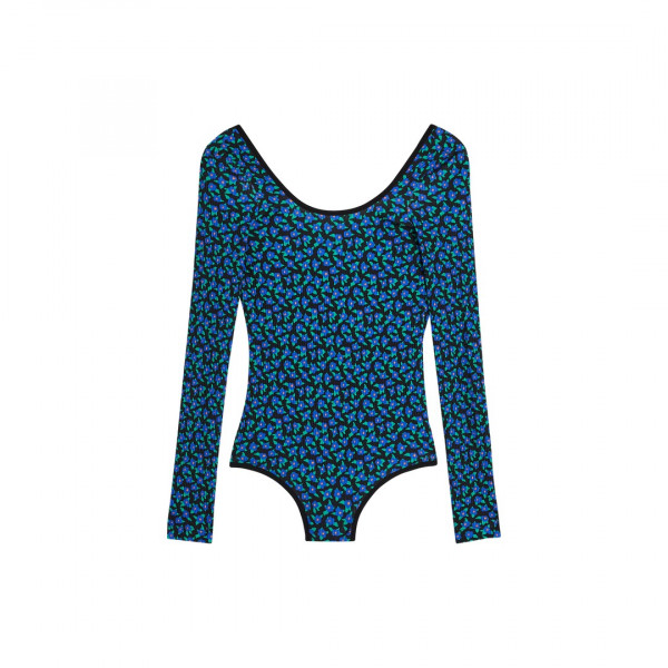 Body Mini Fleurs Bleu - We Are Jolies
