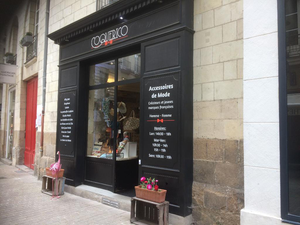 Devanture de la boutique Coquerico à Nantes
